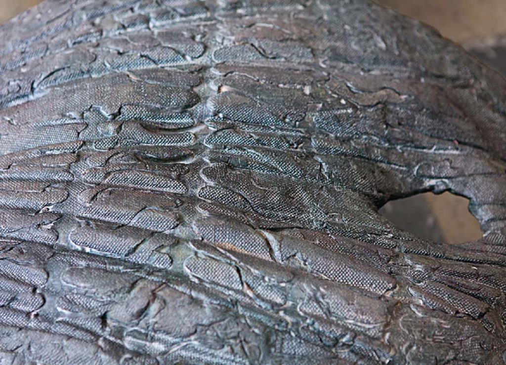 Elisa Ewert, Inside out, 2016, 33 x 135 x 200 cm, Detail, Foto: Dorian Wunderlich