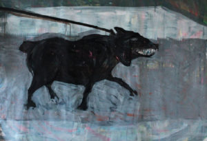 Ismail Karayakupoglu, O.T. eins, 2014, Acryl auf Leinwand, 180 x 160 cm Foto: Ismail Karayakupoglu