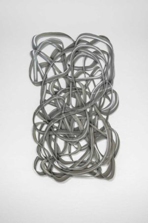 Sebastian Gumpinger," LINE 210", 2019, Acryl auf verzinktem Stahl (1mm), 144 x 90 cm, Foto: © Rasmus Bell