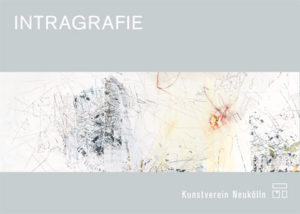 Postkarte "Intragrafie", Abbildung: Montage aus zwei Zeichnungen der Künstler*innen