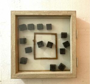 "unter Vielen, Zwei Haushalte", 2020, 60 x 58 cm