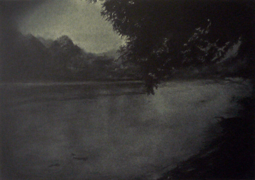 Catalina Pabón, thought off 7, 2008, Pastell auf Papier, 29,5x42 cm